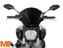 Szyba MRA YAMAHA FZ-07 / MT-07 2014- forma - NR8 (czarna)