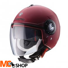 CABERG RIVIERA V3 RED WINE CZERWONY MAT KASK JET