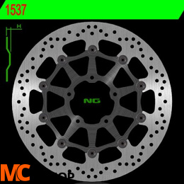 NG1537 TARCZA HAMULCOWA PRZÓD KAWASAKI ZX 10R 16-