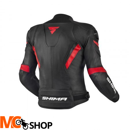 SHIMA CHASE RED KURTKA SKÓRZANA