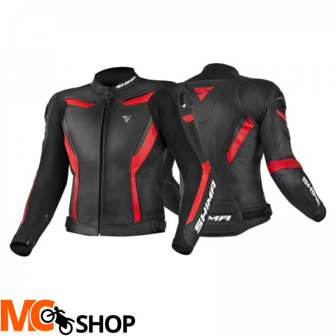 SHIMA CHASE RED KURTKA SKÓRZANA