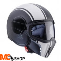 CABERG KASK JET GHOST LEGEND CZARNY MAT/BIAŁY