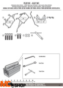 KAPPA KLR1161 STELAŻ KUFRÓW BOCZNYCH HONDA CRF 1000L