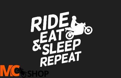 REBELHORN ODZNAKA NA RZEP RIDE EAT SLEEP REPEAT BL