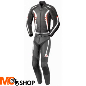 BUSE Kombinezon motocyklowy BUSE Jerez czarno-biało-czerwony