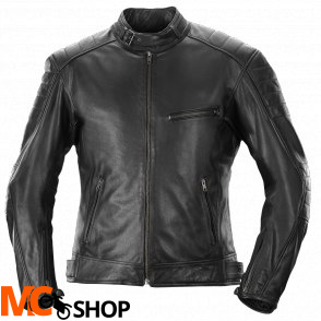 BUSE Kurtka motocyklowa skórzana Brooklyn czarna