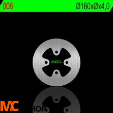 NG006 TARCZA HAMULCOWA BETA TECHNO 125 95-98,