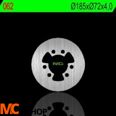 NG062 TARCZA HAMULCOWA GAS GAS BONTAKT JTX/TX
