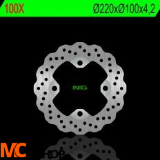 NG100X TARCZA HAMULCOWA KAWASAKI ER 6F/N 06-17,