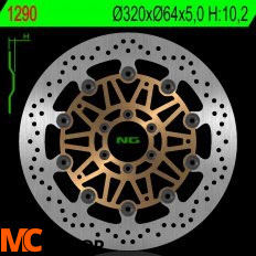 NG1290 TARCZA HAMULCOWA MOTO GUZZI 1200 06-16