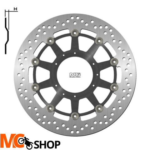 NG1610G TARCZA HAMULCOWA HONDA CB 1000R ABS 08-17