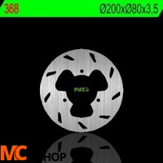 NG368 TARCZA HAMULCOWA RR 5005-08, RS 1 50 99 (22X