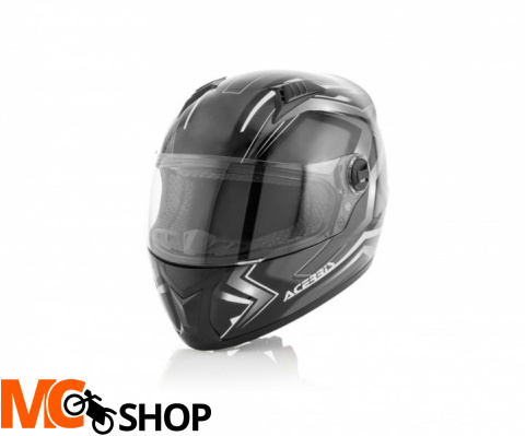 Acerbis Kask Full Face FS-807 czarno - biały