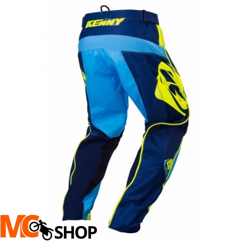 KENNY SPODNIE TRACK NAVY/CYAN/YELLOW