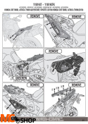 KAPPA 1161KITK ADAPTER DO STELAŻA BOCZNEGO KLR1161