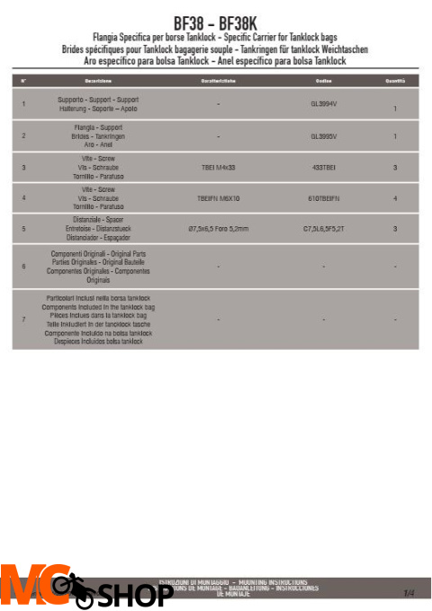 KAPPA BF38K MOCOWANIE TANKLOCK HONDA CB 1000R (18)