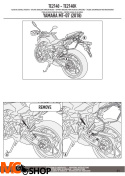 KAPPA TE2140K STELAŻ POD SAKWY BOCZNE YAMAHA MT 07