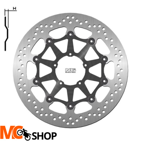 NG1533 TARCZA HAMULCOWA HONDA CBR 250/300R