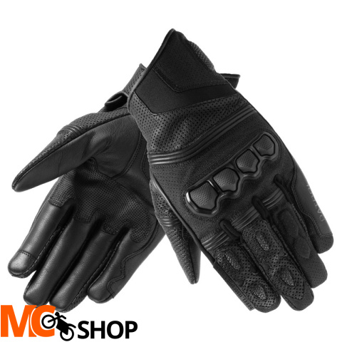 REBELHORN RĘKAWICE SKÓRZANE PATROL SHORT BLACK