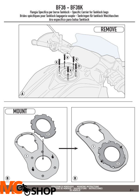GIVI BF36 MOCOWANIE TANKLOCK YAMAHA MT-07 (18)