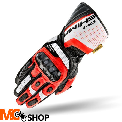 SHIMA RĘKAWICE DŁUGIE STR-2 GLOVES RED FLUO