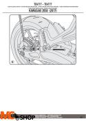 GIVI TE4117 STELAŻ SAKW BOCZNYCH 3D600 KAWASAKI Z650