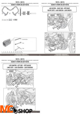 GIVI TN3116 OSŁONA SILNIKA GMOLE SUZUKI V-STROM 250