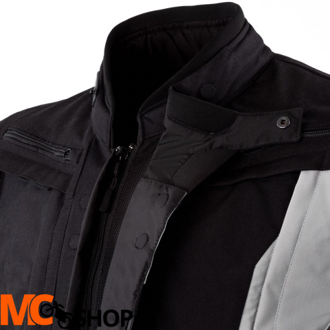 REBELHORN KURTKA TEKST HARDY II GREY/BLACK/FLO YE