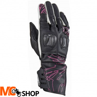 FURYGAN RĘKAWICE MOTO RG20 LADY BLACK/PINK/WHITE