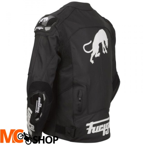 FURYGAN KURTKA MOTOCYKLOWA SKÓRA AKIRA BLACK-WHITE
