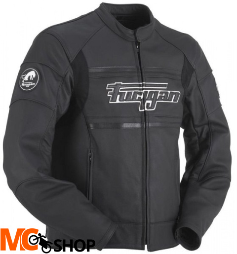 FURYGAN KURTKA MOTOCYKLOWA SKÓRZANA HUOSTON BLACK