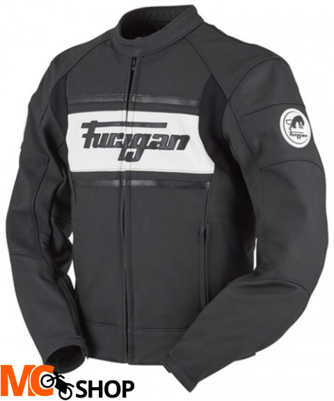 FURYGAN KURTKA MOTOCYKLOWA SKÓRZANA HUOSTON WHITE