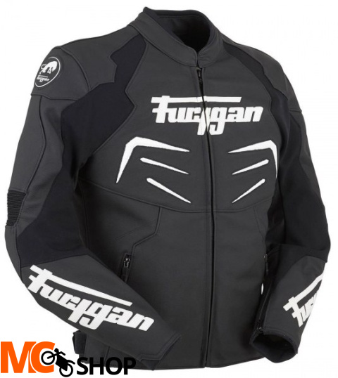 FURYGAN KURTKA MOTOCYKLOWA SKÓRZANA POWER BLK-WHT