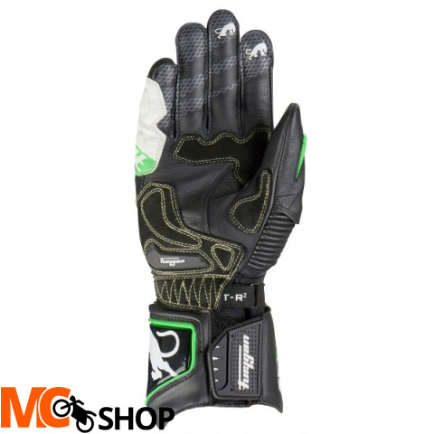 FURYGAN RĘKAWICE MOTO FIT-R2 BLACK/WHITE/GREEN