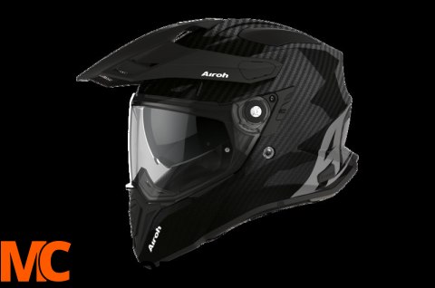 AIROH KASK INTEGRALNY COMMANDER CARBON FULL GLOSS