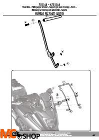 GIVI FB1146 RAMKA/WSPORNIK GPS SMARTPHONE HONDA