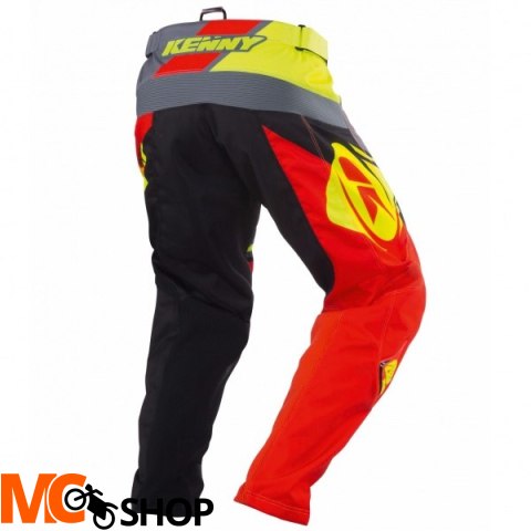 KENNY SPODNIE OFF-ROAD TRACK GREY ORANGE