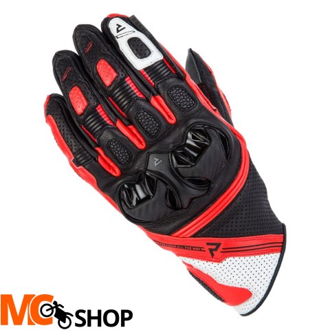 REBELHORN RĘKAWICE SKÓRZANE ST SHORT BLA/G/FLO R