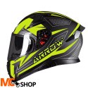 OZONE KASK INTEGRALNY ARROW BLACK/GREY/FLO YELLOW