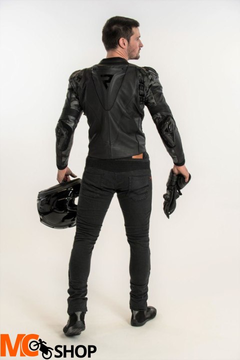 REBELHORN SPODNIE SKÓRZANE REBEL BLACK