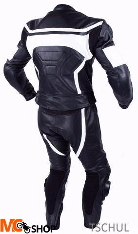 TSCHUL KOMBINEZON MOTO SKÓRZANY 725 BLACK-WHITE