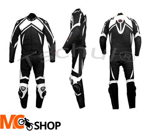 TSCHUL KOMBINEZON MOTO SKÓRZANY 750 BLACK-WHITE