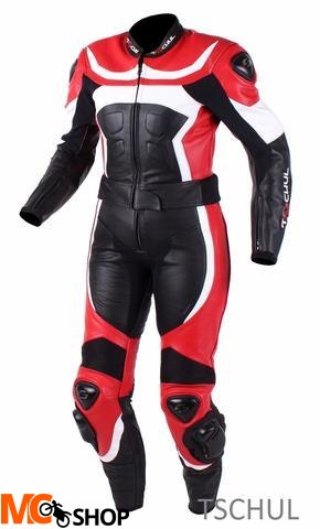 TSCHUL KOMBINEZON MOTOCYK SKÓRZANY DAMSKI 726 RED
