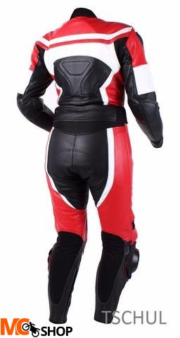 TSCHUL KOMBINEZON MOTOCYK SKÓRZANY DAMSKI 726 RED