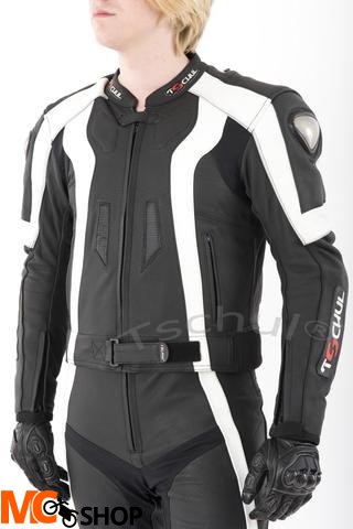 TSCHUL KOMBINEZON SKÓRZANY 727 BLACK-WHITE