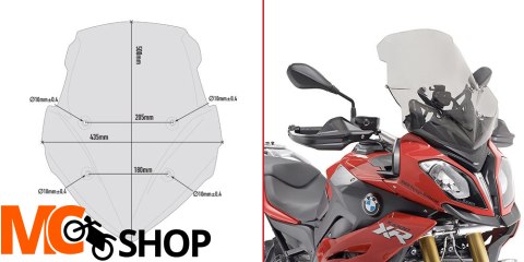 GIVI D5119S SZYBA DYMIONA BMW S 1000 xr (15 > 19)
