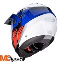 CABERG KASK ENDURO TOURMAX TITAN WHITE/BLUE/RED