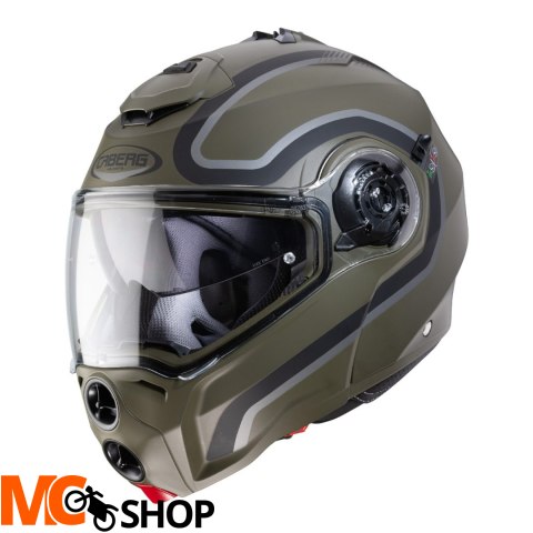 CABERG KASK SZCZĘKOWY FLIP-UP MODEL DROID PURE MAT