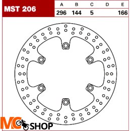 TRW Tarcza hamulcowa MST206 HONDA VT 750 CAGIVA	CA