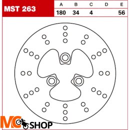 TRW Tarcza hamulcowa MST263 SUZUKI AY 50 W LC Kata